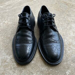 Pierre Cardin Paris Leather Black Oxford Men’s Size 41